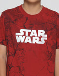 Star Wars Tiedye Wording Print Kaos Anak Laki-laki