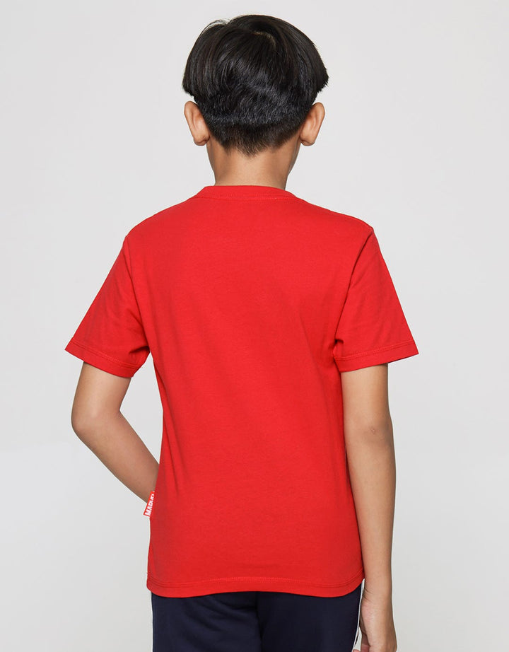 Marvel Short Sleeve T-Shirt Print Spiderman Round Face