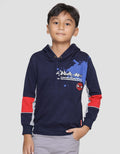 Marvel Sweater Spiderman Face Bulat Splash Anak Laki-laki