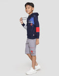 Marvel Sweater Spiderman Face Bulat Splash Anak Laki-laki