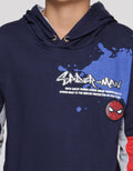 Marvel Sweater Spiderman Face Bulat Splash Anak Laki-laki