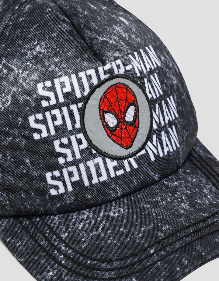 Marvel Spiderman Tiedye Face Hat