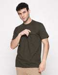 Cole Ottoman Solid Pocket Kaos Pria