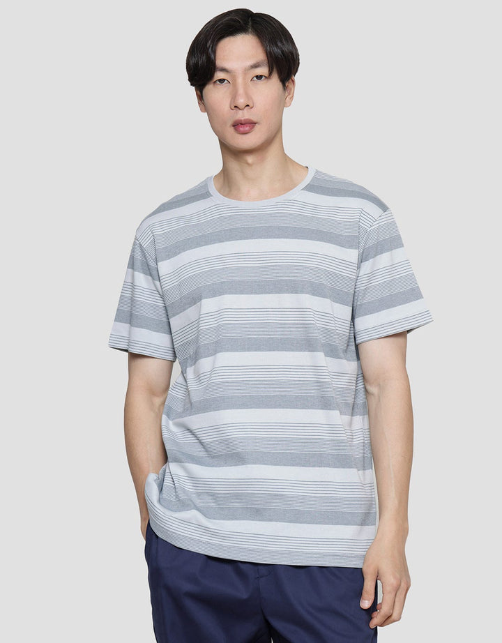 Cole Men's Stripes Interlock Short Sleeve T-Shirt