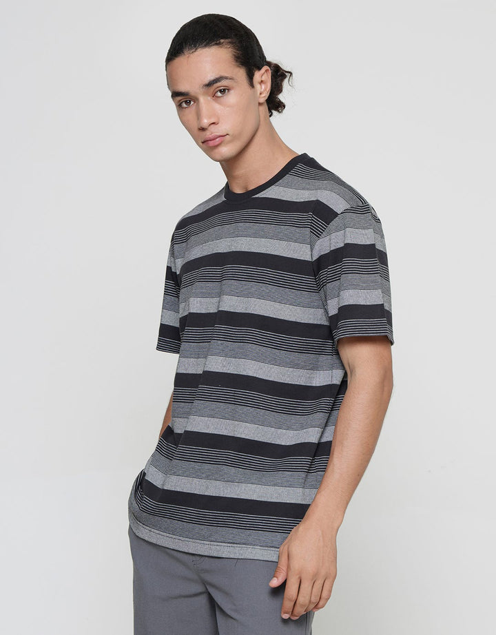 Cole Men's Stripes Interlock Short Sleeve T-Shirt