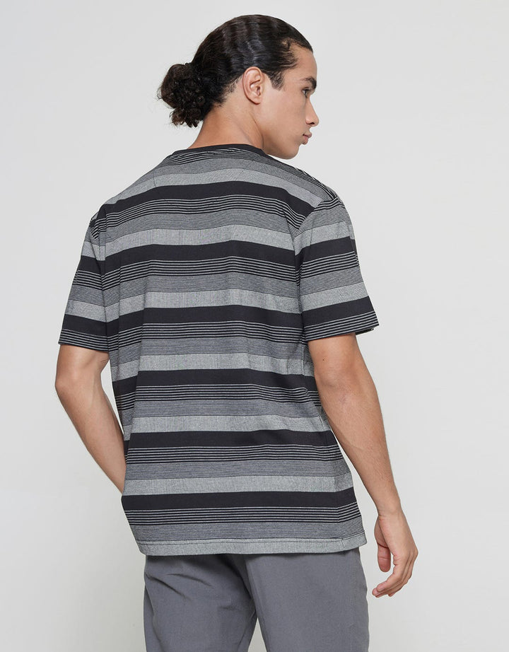 Cole Men's Stripes Interlock Short Sleeve T-Shirt