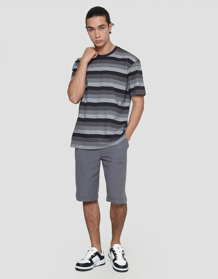 Cole Men's Stripes Interlock Short Sleeve T-Shirt