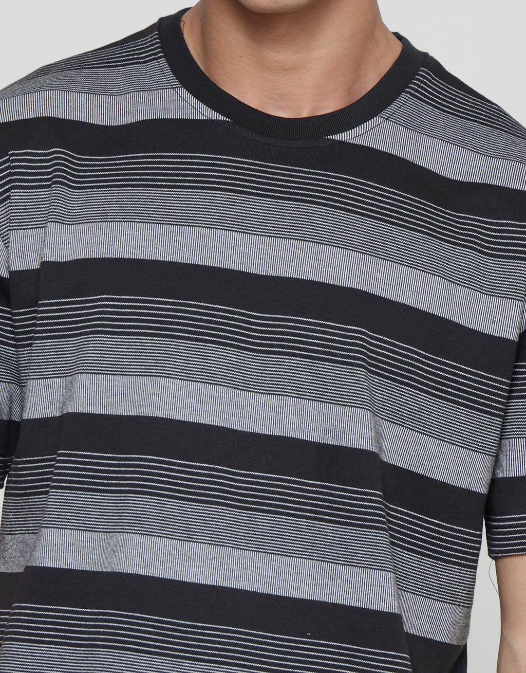 Cole Men's Stripes Interlock Short Sleeve T-Shirt