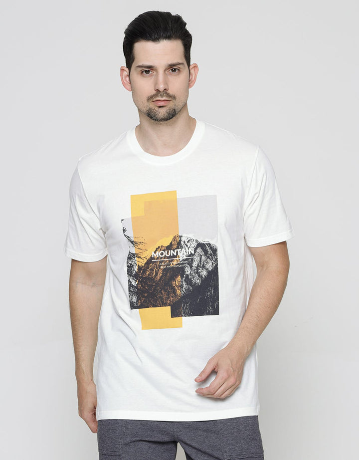 Cole Mountain Mustrd Men's Casual T-Shirt