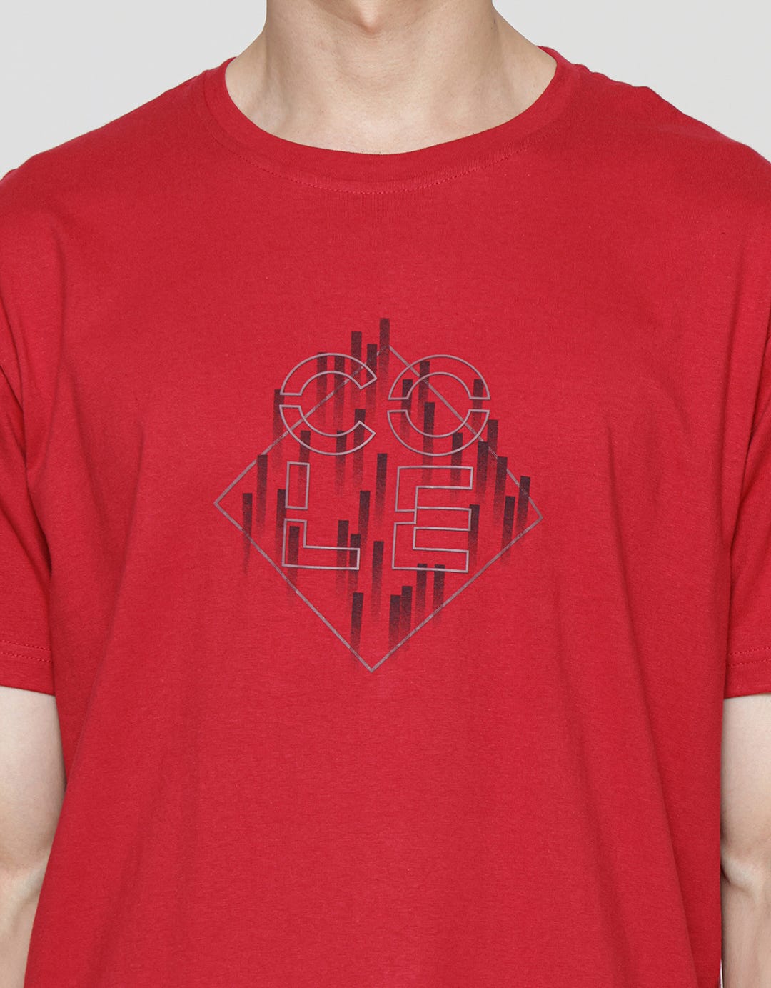 Cole Geometric Rec Cot Men's Casual T-Shirt