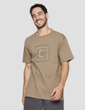 Cole Font Logo Print Men's Casual T-Shirt