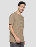 Cole Font Logo Print Men's Casual T-Shirt