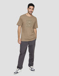 Cole Font Logo Print Men's Casual T-Shirt