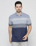 Cole Short Sleeve Polo Shirt Stripe Xmas