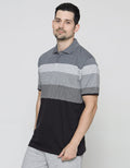 Cole Short Sleeve Polo Shirt Stripe Xmas