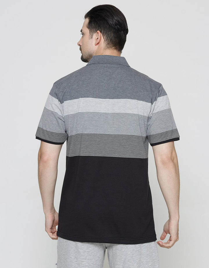 Cole Short Sleeve Polo Shirt Stripe Xmas