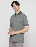 Cole Short Sleeve Polo Shirt Small Stripes