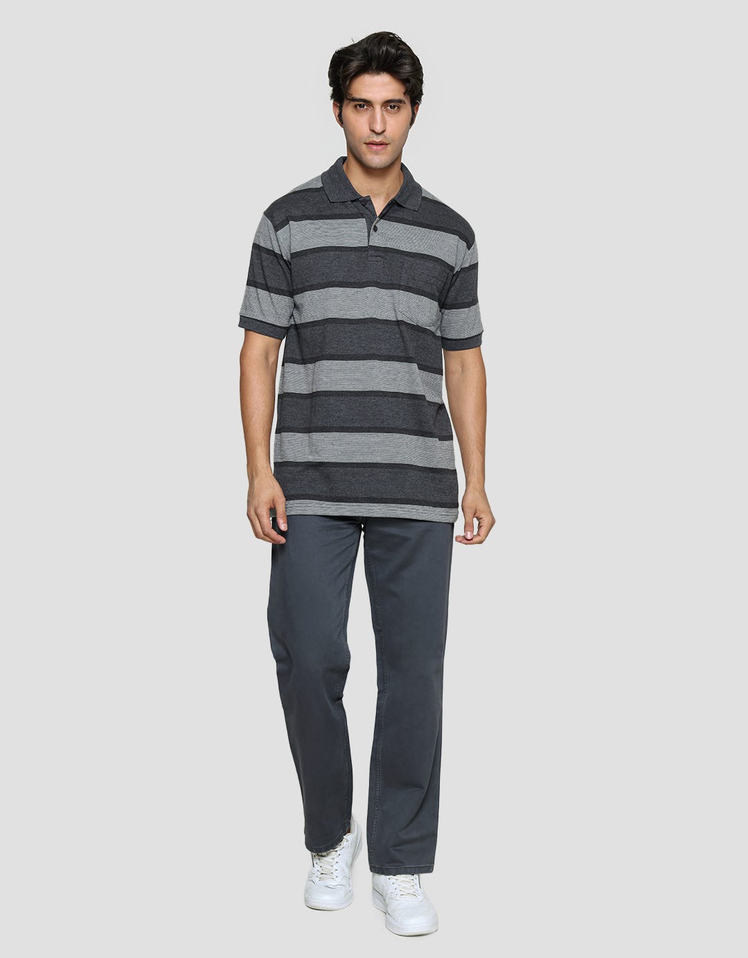 Cole Men's Short Sleeve Polo Shirt Stripe Print Similar