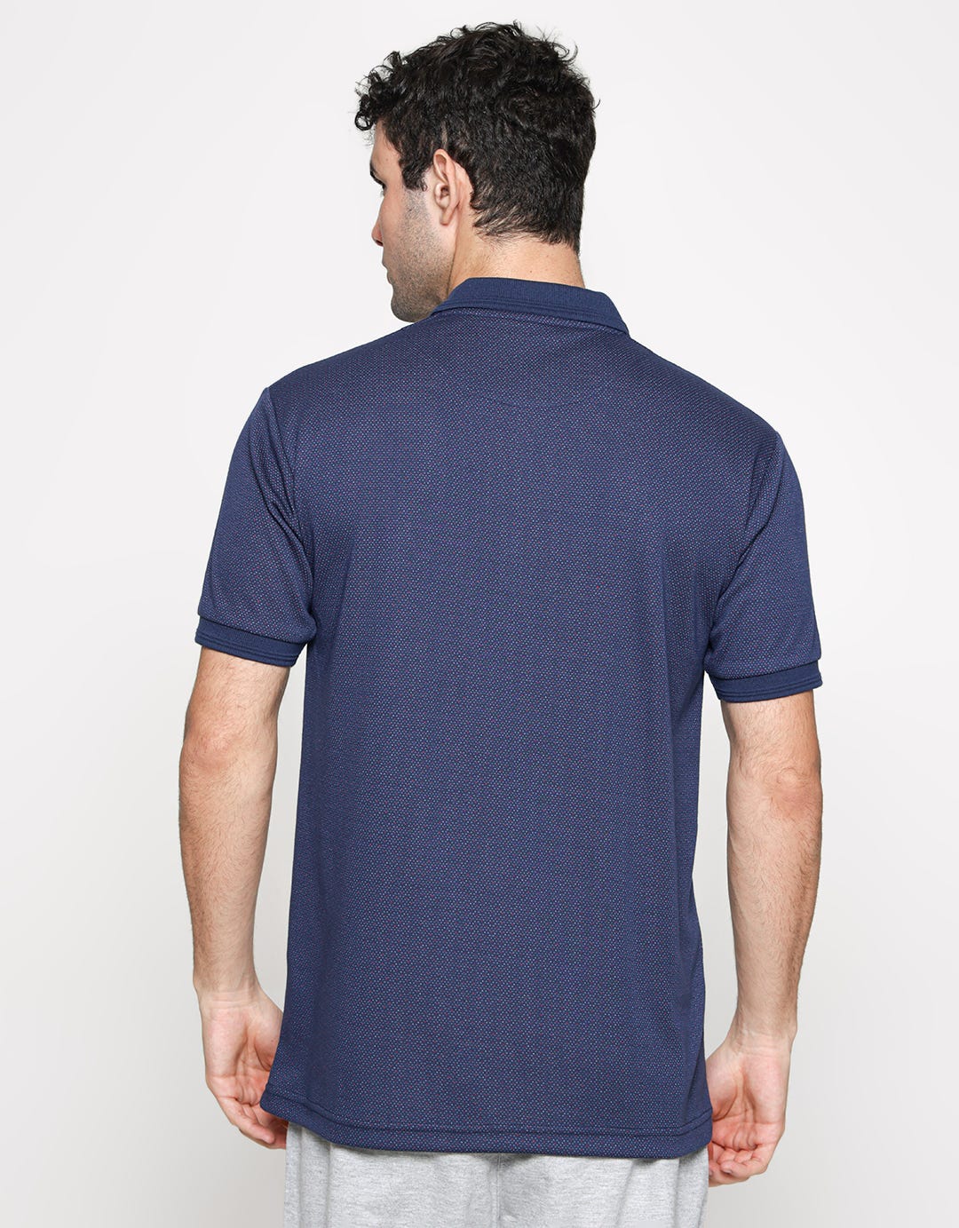 Cole Short Sleeve Polo Shirt Aop Jacquard Xmas