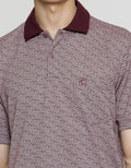 Cole Jacq Mountain Polo Shirt Print Pria