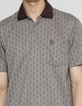 Cole Jacq Aop Polo Shirt Round Pria