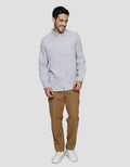 Cole Men's Solid Cvc Flannel Long Sleeve Shirt