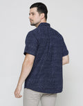 Cole Short Sleeve Shirt Aop Line Dots