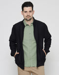 Cole Jacket Zip Basic Texture Brick