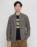 Cole Jacket Zip Basic Texture Brick