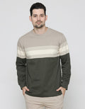 Cole Stripes Interlock Sweater for Men