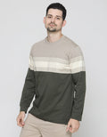 Cole Stripes Interlock Sweater for Men