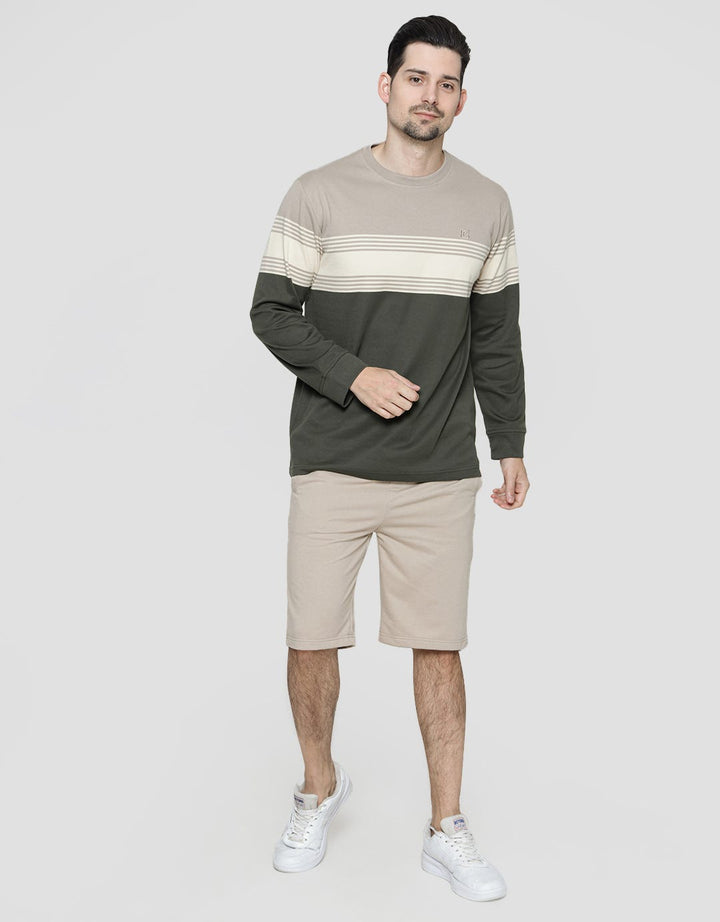 Cole Stripes Interlock Sweater for Men