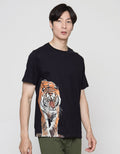 T Zone Tiger Down Photoprint Men's T-Shirt