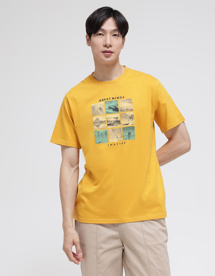 T Zone Short Sleeve T-Shirt Great Mind