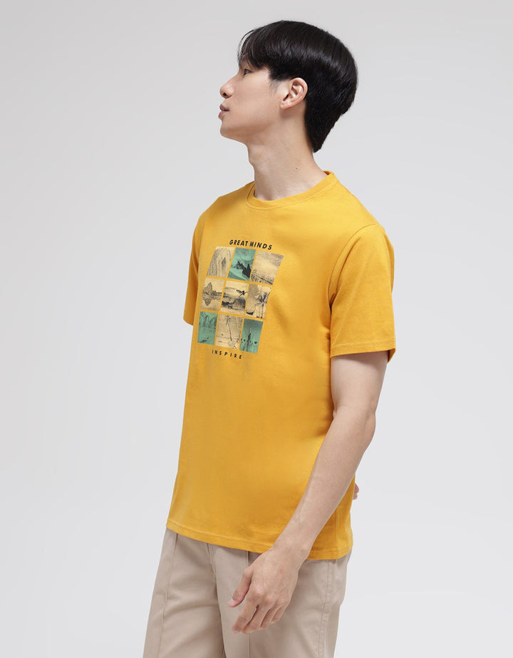 T Zone Short Sleeve T-Shirt Great Mind