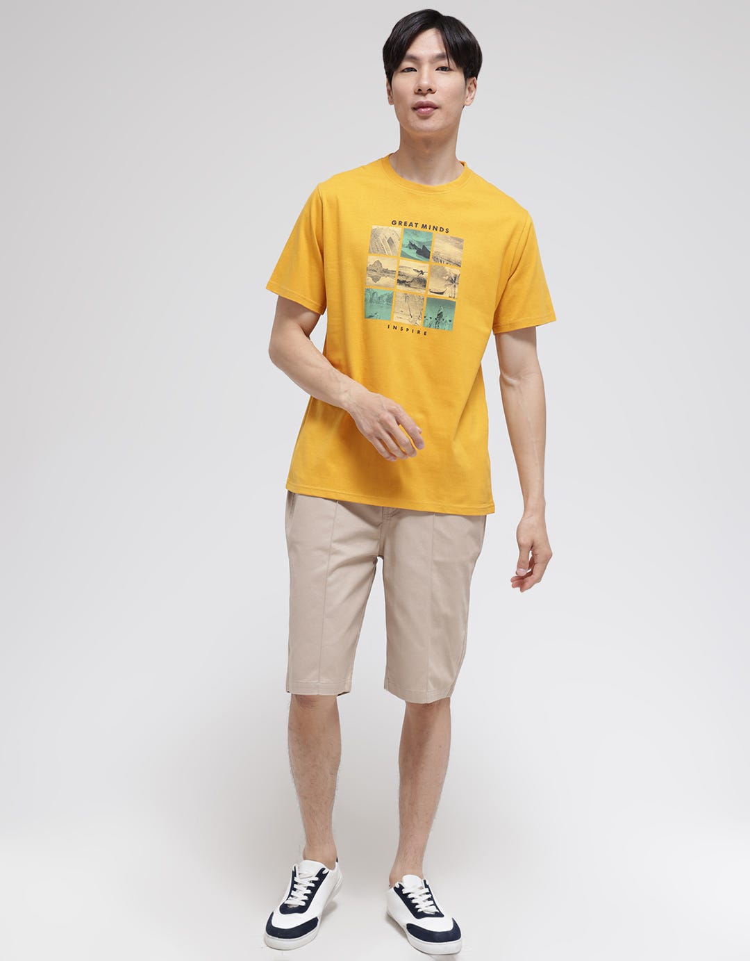 T Zone Short Sleeve T-Shirt Great Mind