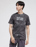T Zone Short Sleeve T-Shirt Print Fullprint Brush Pattern Focus On