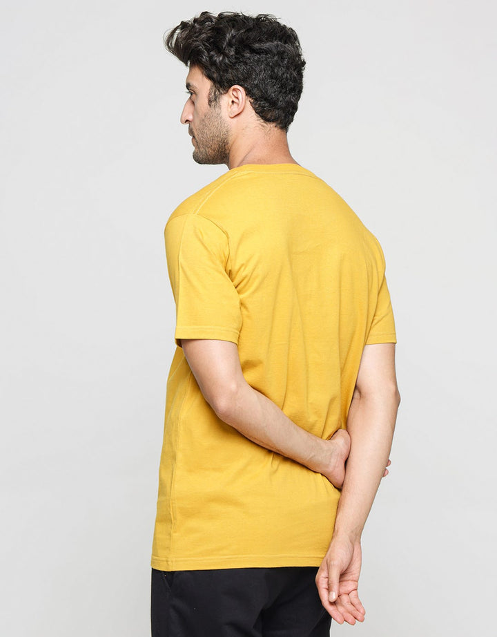 T Zone Big Size Short Sleeve T-Shirt Earth Print