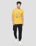 T Zone Big Size Short Sleeve T-Shirt Earth Print