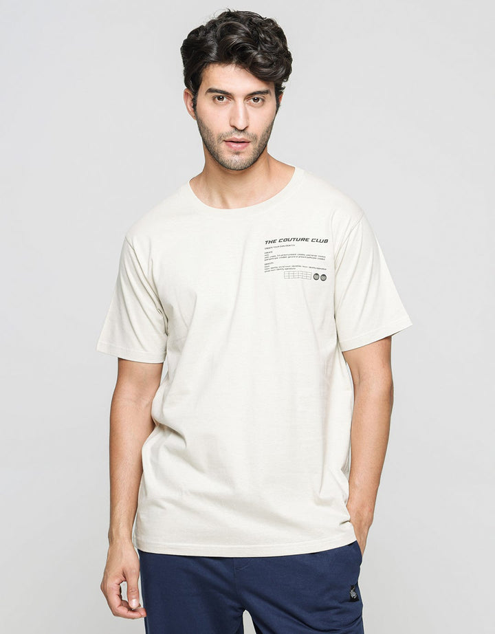 T Zone Big Size Short Sleeve T-Shirt Couture Print