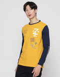 T Zone Long Sleeve T-Shirt Print Theme Varsity Icon - Contrast Sleeve