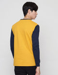 T Zone Long Sleeve T-Shirt Print Theme Varsity Icon - Contrast Sleeve