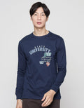 T Zone Long Sleeve T-Shirt Print Theme Varsity Icon - State University
