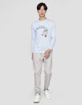 T Zone Long Sleeve T-Shirt Print Theme Varsity Icon - State University