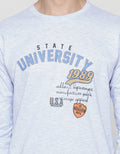 T Zone Long Sleeve T-Shirt Print Theme Varsity Icon - State University
