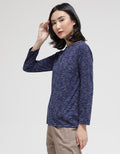 Connexion Long Sleeve T-Shirt Henley Rayon Strtch Slub