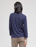 Connexion Long Sleeve T-Shirt Henley Rayon Strtch Slub