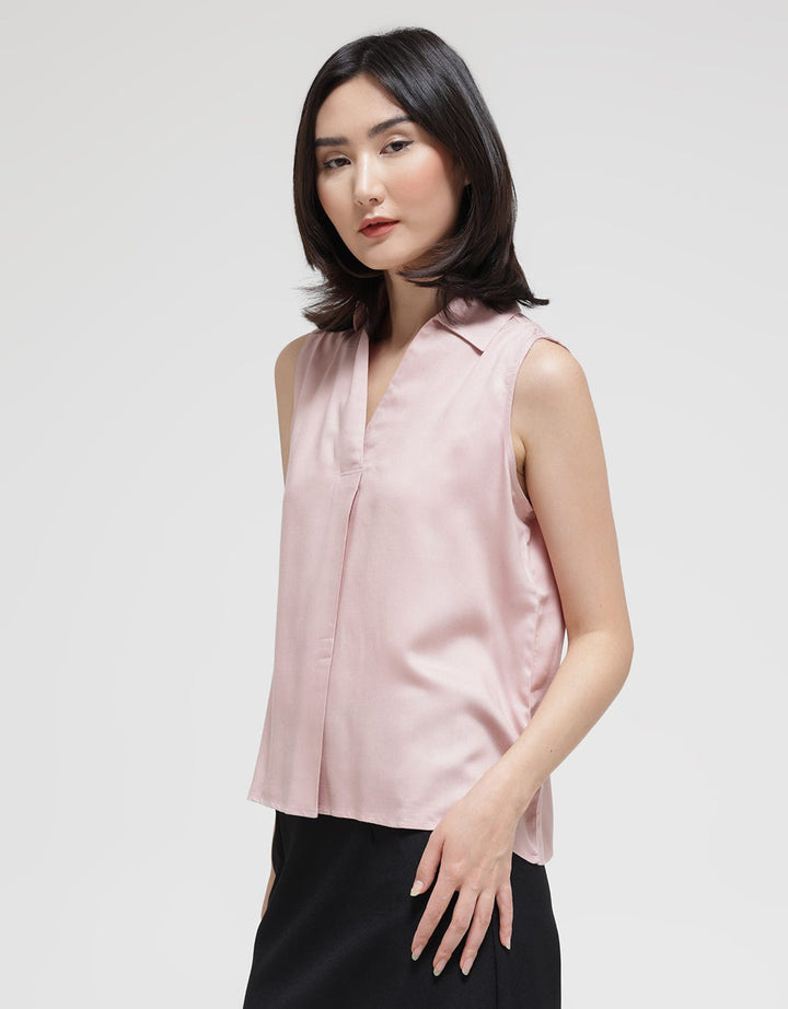 Connexion Sleeveless Rayon Kemeja Wanita