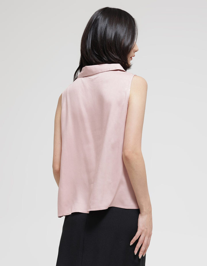 Connexion Sleeveless Rayon Kemeja Wanita