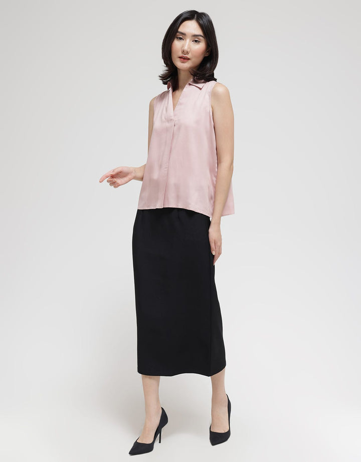 Connexion Sleeveless Rayon Kemeja Wanita